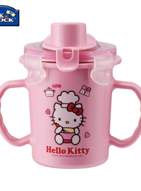 kitty系列不锈钢双柄210ml吸管杯