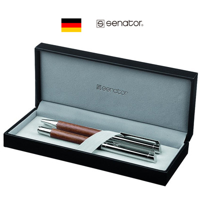 签字笔胡桃木宝珠笔钢笔德国