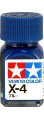 TAMIYA/田宫 80004 X-4 蓝色 10ml珐琅系油性模型油漆