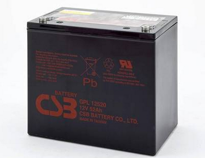 CSB蓄电池 12V52AH GPL12520 不间断UPS 电瓶 UPS电池 UPS电瓶