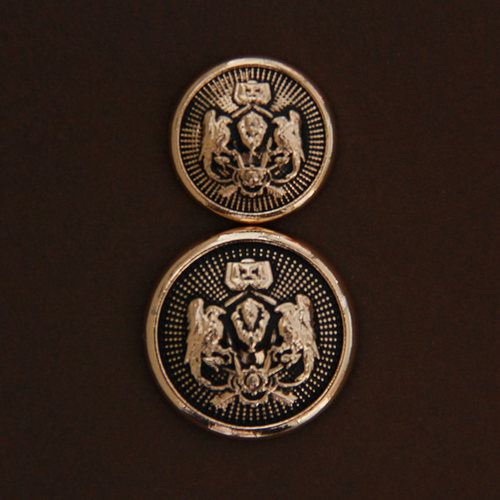 低调奢华不褪色 黑金双色 挂金色品牌金属西服纽扣 nocen纽扣 - 封面