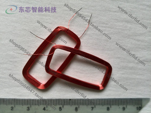 ID读卡器线圈/低频读写器线圈/方形外径41*19mm/电感345uH-125KHz