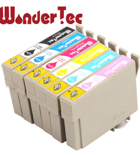 WonderTec兼容爱普生R270墨盒R390墨盒R290墨盒RX590 T0821墨盒RX6900 TX650 TX700W 710W 800FW打印机墨盒