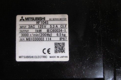 供应三菱伺服电机HF104S HF-H104S 204S 303S 303BS 154S 302BS