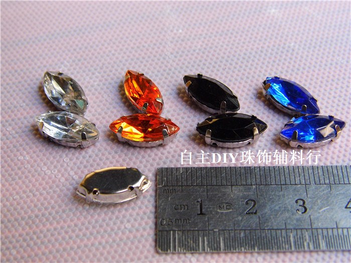 diy马眼婚纱演出服多色手缝钻