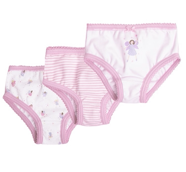 英国进口jojo maman bebe小女孩穿内裤三件装