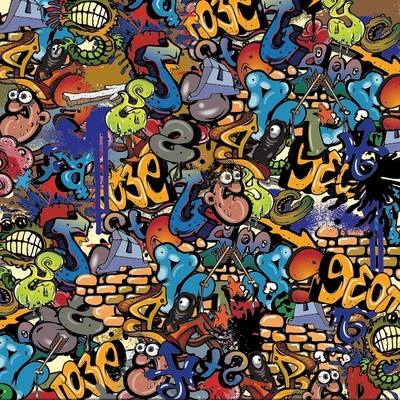 个性车贴涂鸦引擎盖可定做机器