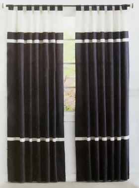 外贸全棉纯棉欧美风格遮光垂直帘成品卧室窗帘罗马帘9512-DSMI