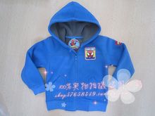 加厚摇粒绒连帽外套夹克卫衣 儿童外套 男童蜘蛛侠开衫 卫衣绒衫