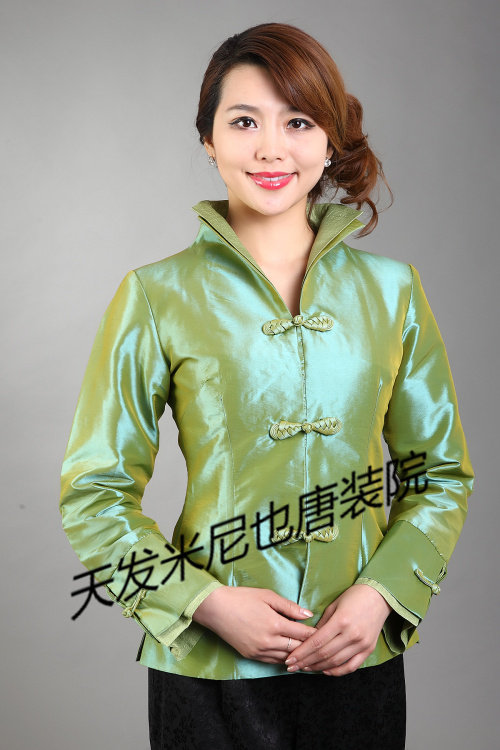 米尼也唐装女中式上衣民族服饰服装女士长袖汉服改良女装