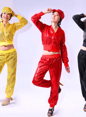 ds演出服装亮片爵士舞江南style