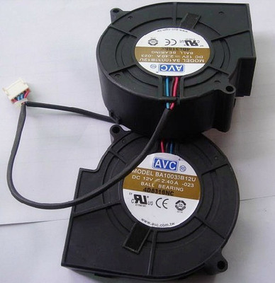 原装AVC BA10033B12U 9733 12V 2.4A 鼓风机风扇一套二个风扇