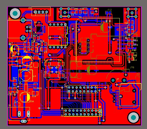 SIM908原理图pcb GPS GSM STM32F103C8T6 CP2102 SP7656 sim908