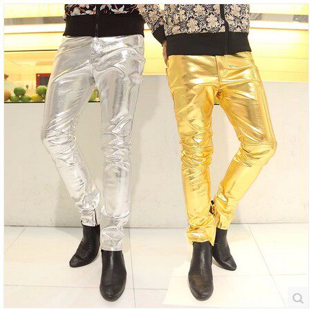 Pantalon cuir homme serré - Ref 1482069 Image 1