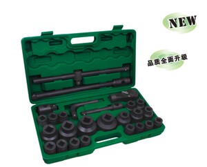 威力狮26件20mm公制重型风炮套筒 套筒扳手组套3/4型公制套筒扳手