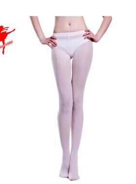 红舞鞋连裤袜子成人儿童黑色大袜白色女薄打底裤舞蹈袜子18021