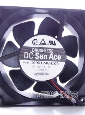 109E1248H182 12CM 12038 48V 0.15A 120MM 双滚珠 机箱风扇