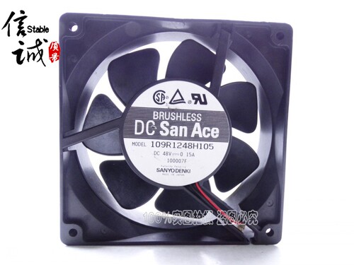 109E1248H182 12CM 12038 48V 0.15A 120MM 双滚珠 机箱风扇