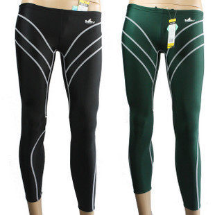 热卖专柜正品yingfa英发男士游泳裤九分长腿裤男限时秒杀促销