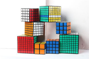 正品圣手魔方二三四五六七八九十阶魔方 圣手组合套装魔方 包邮