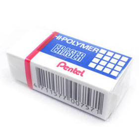 日本文具Pentel派通直销高聚物笔擦ZEH03 新款小号绘图专用橡皮擦