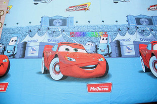 宽度13元 半米 长度2.3米 全棉床品汽车总动员布料