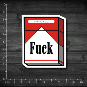 单张 国际通用语言 Marlboro 笔记本贴纸 箱贴 Fuck 防水撕不烂