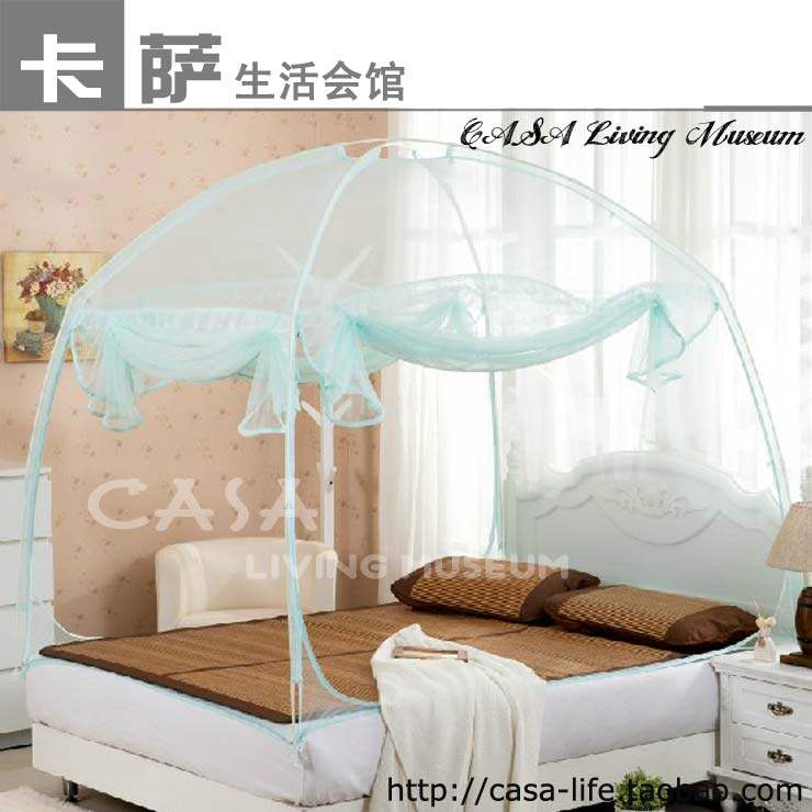 淑女风三开门加高蒙古包蚊帐