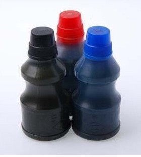 立信522 蓝色打印油  工字牌521红色打印油 塑料瓶装 40G