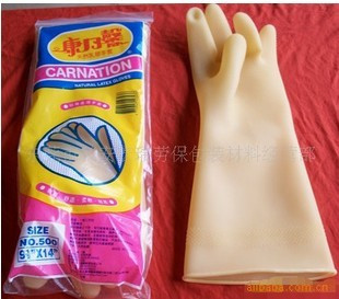 康乃馨工业耐酸碱手套/加长加厚手套 长度35CM