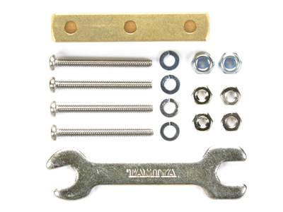 正品  田宫四驱车 配件 金属减震稳定条 6×6×32mm 15427 小金砖