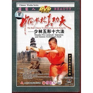 正版 少林真功夫 少林五形十六法 释德慈 1DVD 中英字幕