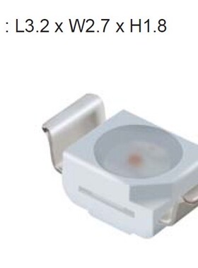 67-21/T2C-YV2W2B22/2A0 发光二极管 贴片LED 亿光带脚 3227白色