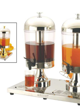 新力士不锈钢双头果汁鼎 咖啡鼎冷饮机饮料桶果汁桶X23688PX2-1
