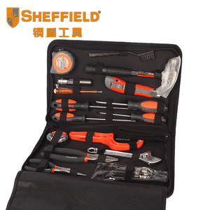 。钢盾工具25件套通用工具套装五金工具组套水电工维修工具组套家
