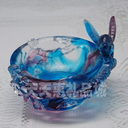 冲五钻 六折包邮JP古法琉璃摆件 AG-0266 菊花碗圣水碗佛堂用具 - 封面