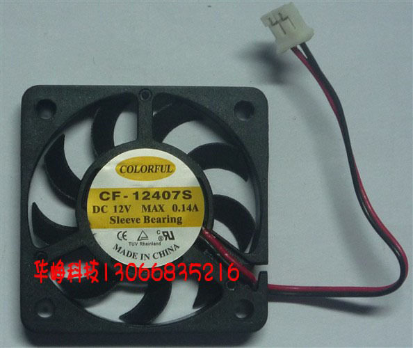 热销推荐原装超薄静音显卡风扇CF-12407S 4007 12V 0.14A 40*7cm