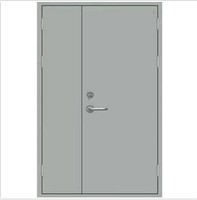 厂家直销工程建筑工地木制钢制已级防火门安全通道门防火防盗门