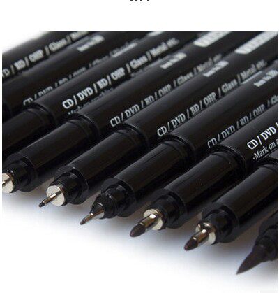 日本内田美辉油性针管笔绘图笔 勾线描线笔 玉器记号笔 速干防水