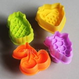 3D стерео фруктовый бисквит -плесень (вишнево -вишневая ананас клубника) Режущая пружина