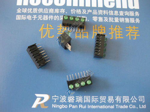 Dialight 光电元件 LED  绿 4  1.9V 2mA   551-1307-004F