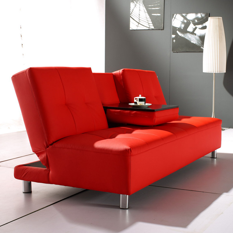 浩邦家具 宝露斯正品皮沙发床 可做茶几 t063a