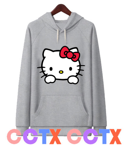 胖mm卡通HELLO KITTY凯蒂猫印花宽松加大码卫衣外套在类目 女装/女士精品, 大码女装中 - 来自Buy2taobao.com提供专业的淘宝代购服务