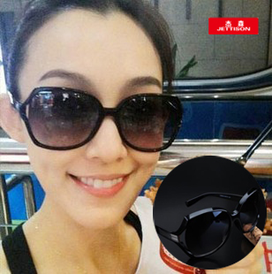 杰森眼镜 女士墨镜欧美时尚复古蛤蟆镜明星款潮人眼镜渐变太阳镜
