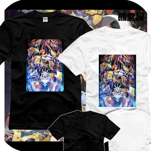 数码宝贝阿尔法兽芳香兽金甲龙兽究极V龙兽奥米加兽衣服T恤