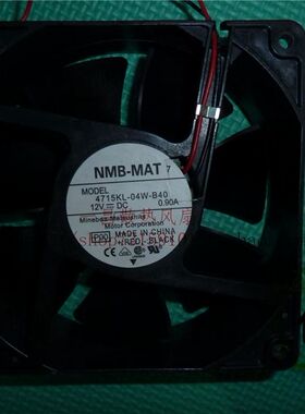 全新原装NMB-MAT风机 风扇 4715KL-04W-B40 1238 12V 轴流风机