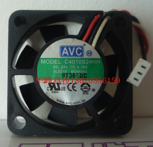 C4010S24HH AVC 4010 DC24V 原装 3线 4cm 0.08A 散热风扇