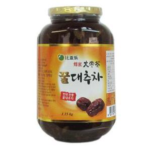 韩国进口比亚乐蜂蜜大枣茶1150G 蜂蜜红枣茶酱 韩国红枣茶