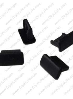 黑色 Mini USB插口保护胶塞 数码接口防尘保护塞 1.2元/个