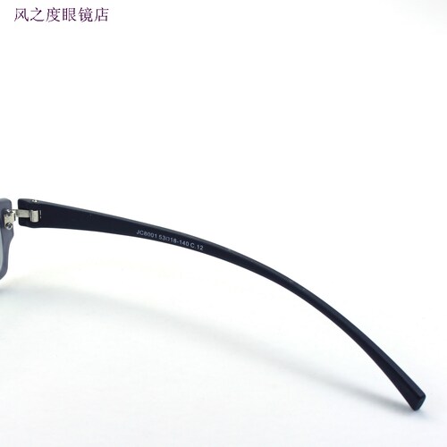 眼镜腿配件tr100镜腿脚宽牙黑色jc8001腿宽9mm长140一对
